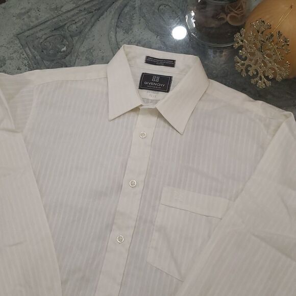 GIVENCHY Men's  Large DRESS SHIRT like new - Picture 2 of 5